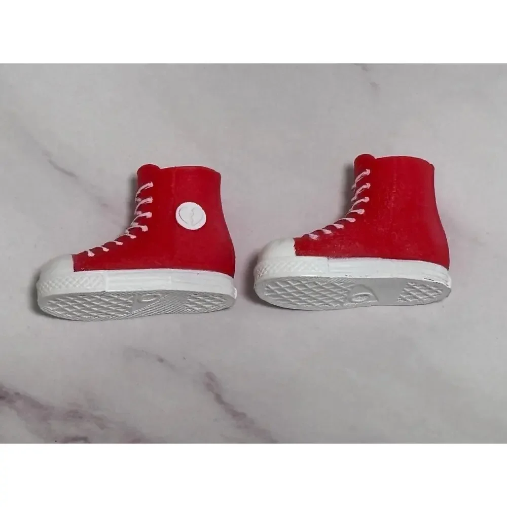 Lol Surprise Omg Doll Accessory Tough Dude Boi Boy Red Converse Shoes Sneakers
